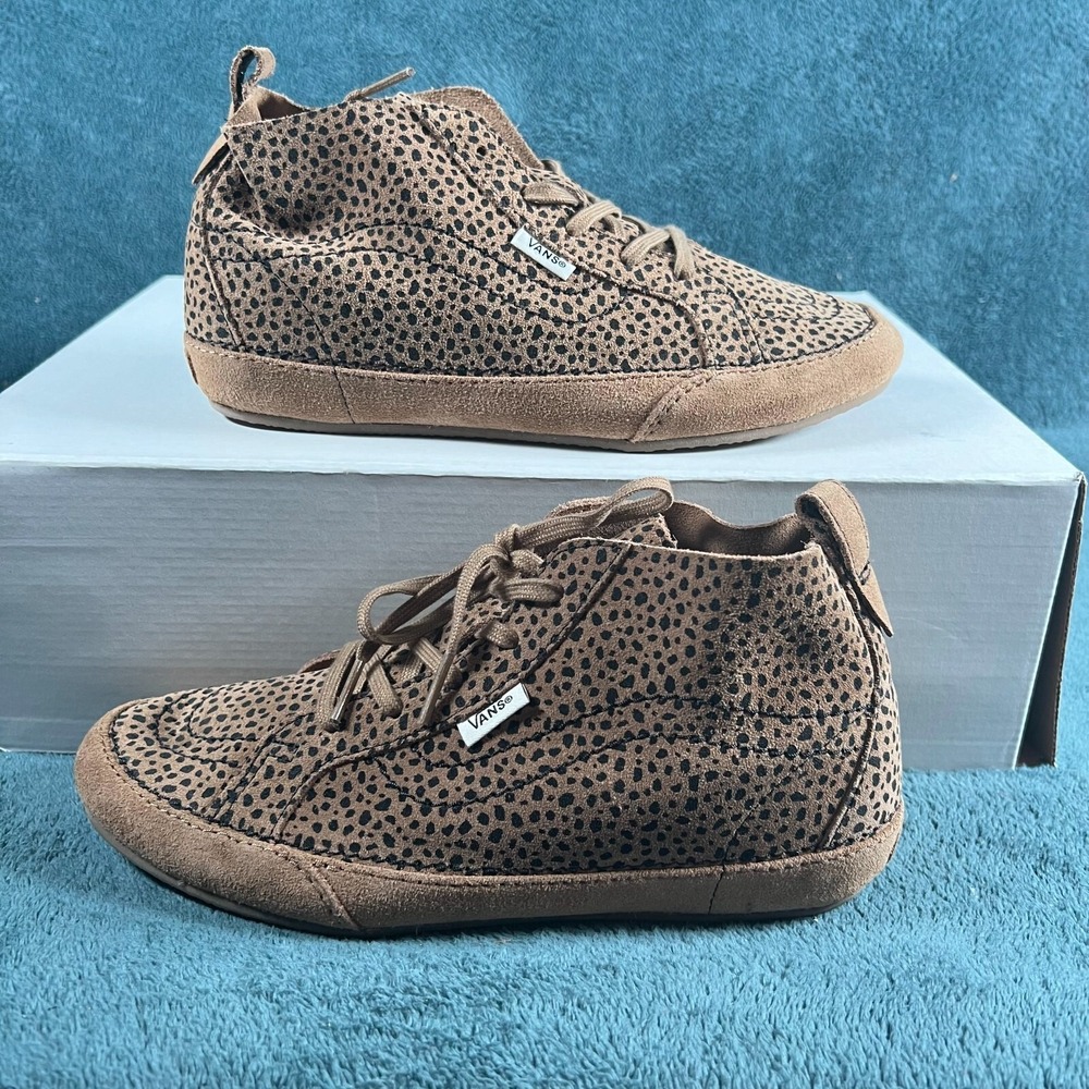 VANS Vault UA OG G.I LX Brown‎ Suede Snow Leopard Shoes Size M5.5/W7